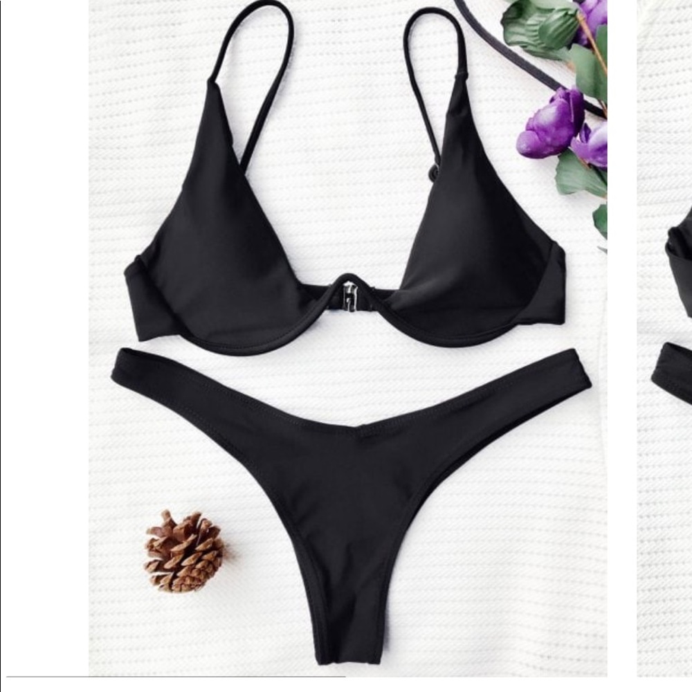 Push Up Plunge Bathing Suit